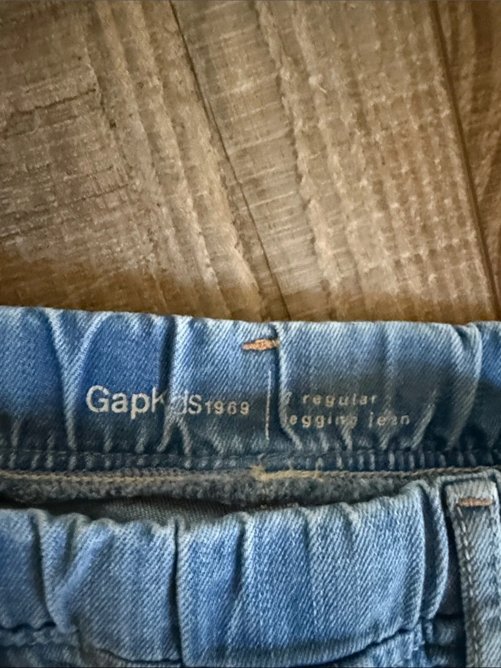 GAPLight Blue Kids Distressed Stretch Denim Jeggings